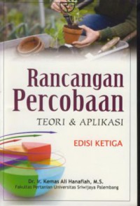 Rancangan Percobaan :teori & aplikasi