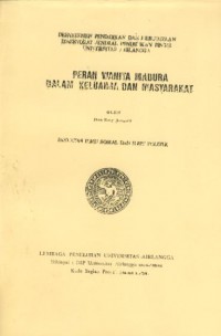 Peran wanita Madura dalam keluarga dan masyarakat