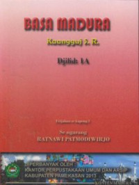 Basa Madura Kaangguj S.R : jil. 1A