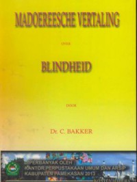 Madoereesche vertaling over blindheid