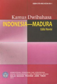 Kamus dwibahasa Indonesia-Madura