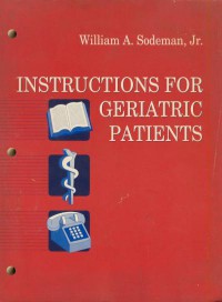 Instructions for geriatric patients