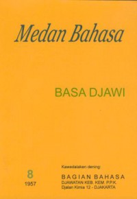 Medan Bahasa : Bahasa djawi 8