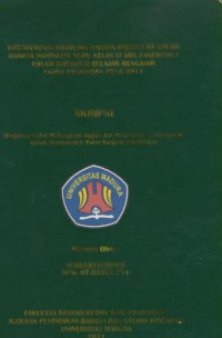 Interferensi fonologi bahasa Madura ke dalam bahasa Indonesia guru kelas VI SDN Panempan 1 dalam interaksi belajar mengajar tahun pelajaran 2010/2011