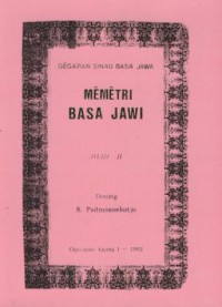 Gegaran sinau basa jawa : memetri basa jawi jilid II