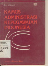 Kamus Administrasi Kepegawaian Indonesia