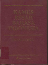 Kamus Besar Bahasa Indonesia