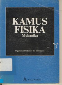 Kamus Fisika : Mekanika