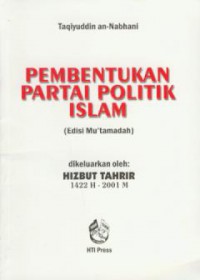 Pembentukan partai politik islam