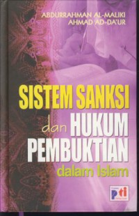 Sistem sanksi dan hukum pembuktian dalam islam