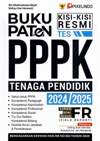 Image of Buku paten kisi-kisi resmi tes PPPK tenaga pendidik 2024/2025