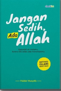 Jangan sedih ada Allah