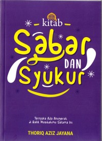 Kitab Sabar dan Syukur