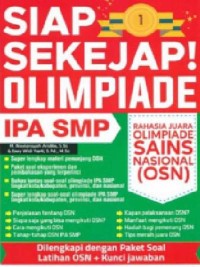 Siap sekejap olimpiade IPA SMP rahasia juara olimpiade sains nasional ( OSN )