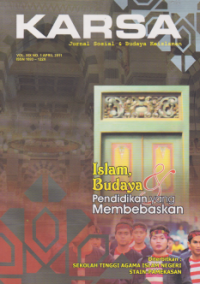 Karsa: Jurnal sosial dan budaya keislaman Vol. XIX no. 1 April 2011