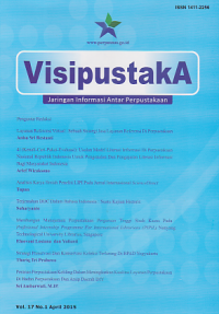 Visipustaka: Jaringan informasi antar perpustakaan vol. 17 no. 1 April 2015