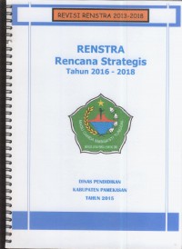 Renstra (rencana strategis) tahun 2016-2018